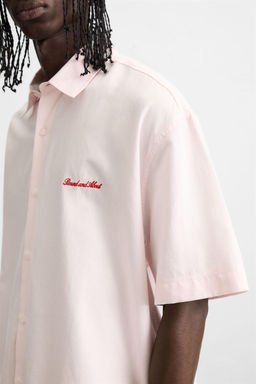 CONTRAST EMBROIDERY SHIRT - Zara фото 6