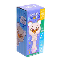 Музыкальная игрушка Милый мишка, звук, свет, цвет белый - Zabiaka фото 4