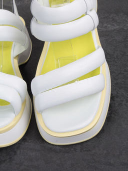 08-PEL266-2 WHITE Босоножки женские (натуральная кожа)