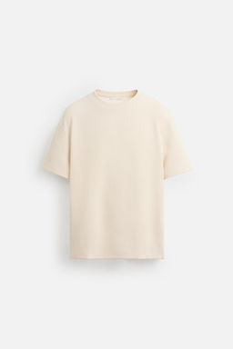 COMPACT PIQUE T-SHIRT - Zara фото 23