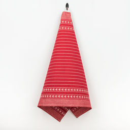 Полотенце 18с245-ШР 65*45 "Валентинка" цв 1 красный