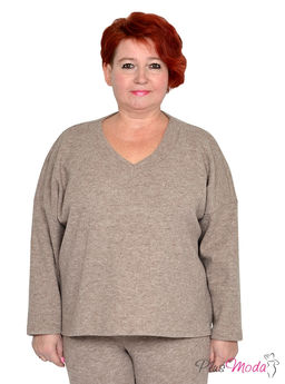 Джемпер Модель №1521 размеры 44-84 - Plusmoda фото 2