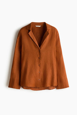 Camisa oversize de lino