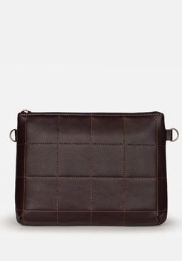 Сумка Модель №1532 | кожзам | стежка | коричневый | Р831-2 | 31629 - L-craft фото 3