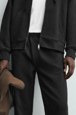 REGULAR FIT JOGGER TROUSERS - Zara фото 5