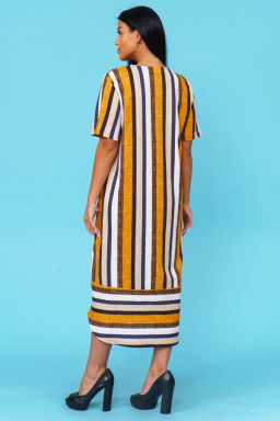 Платье женское, цвет оранжевый