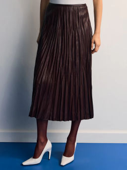 Плиссированная юбка миди / Zarina