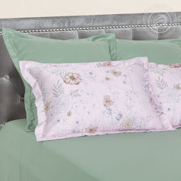 Постельное белье Фания (тенсель) Евро/Пододеяльник (молния, ушки): 1 шт.- 220*200; Простыня: 1 шт.- 260*240; Наволочка (молния, ушки): 2 шт.- 70*70; Наволочка (молния, ушки): 2 шт.- 50*70 Тенсел