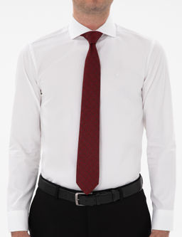 Beyaz Slim Fit _talyan Yaka Klasik G_mlek - Cacharel фото 6