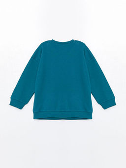 Bisiklet Yaka Uzun Kollu Bask?l? Erkek Bebek Sweatshirt - Waikiki фото 2