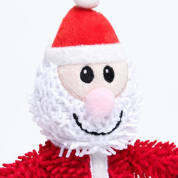 Игрушка мягкая для собак Дед мороз с пищалкой, 26 х 15 см - Пижон фото 9