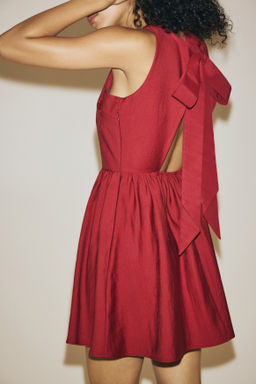 Vestido con lazada en la espalda - H&m фото 5