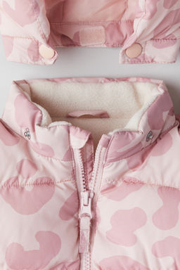 Chaqueta puffy repelente al agua