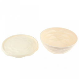 Салатник пластмассовый Modena 4л, д28,4см, h10,6см, с крышкой, пищевой полипропилен, светло-бежевый (Россия) - Домашняя мода фото 5