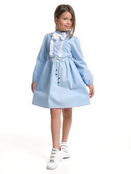 Платье для девочки нарядное детское праздничное UD 8060 голубой - Mini maxi фото 6