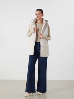 Kap??onlu Kapitone Kad?n ?i?me Yelek