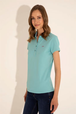 Женская мятная базовая футболка - U.s. polo assn фото 11