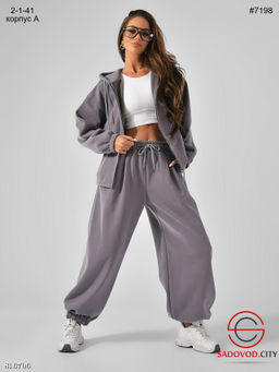 Тёплый спортивный костюм с зипкой и капюшоном - Bruno фото 4