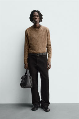 100% WOOL TEXTURED JUMPER