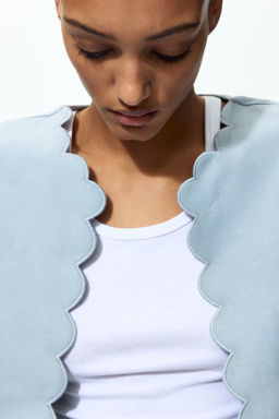 Chaqueta con ribetes festoneados - H&m фото 7