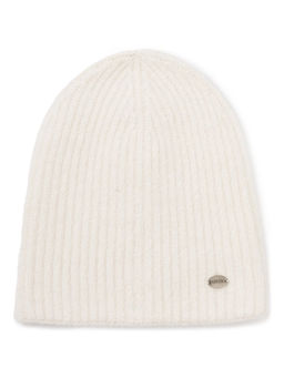 Шапка жен. пух енот+шерсть+виск LB-N88069 white