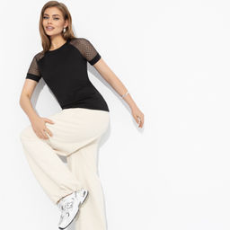 Футболка комбинированная с гипюром Талант перемен (тайна) - Charutti фото 6