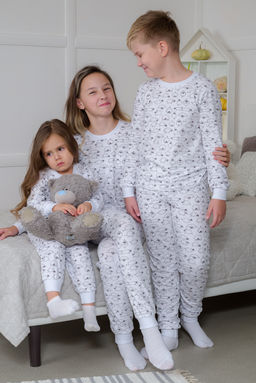 Пижама детская из кулирки пенье на манжетах Дрёма овечки - Амадэль фото 27