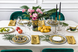 Набор столовых приборов Cosmos Gold матовый, 6 персон, 24 предмета - Face фото 4