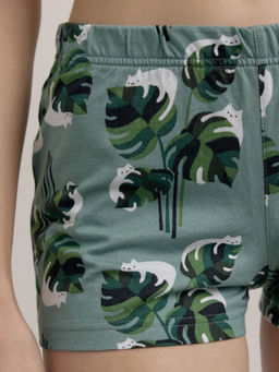 DEA MIA ШОРТЫ ЖЕНСКИЕ 5300 ПЕПЕЛЬНО-ЗЕЛЕНЫЙ