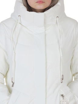 YR-6612 WHITE Куртка зимняя женская (150 гр. холлофайбер)