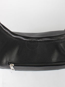 Сумка женская искусственная кожа ADEL-306, 1 отд/плеч рем, (УЦЕНКА не ровно пришита основная молния) черный флотер SALE 256252 - Adelia фото 4