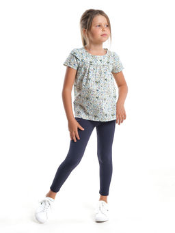 Комплект для девочки детский сад UD 1841 зеленые цветочки - Mini maxi фото 4