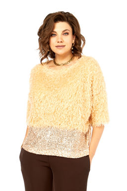 Блуза Olga Style Л436 персик