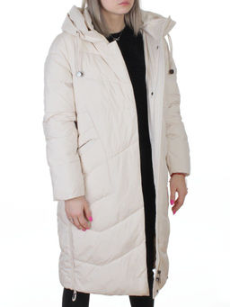 8806 MILK WHITE Пальто зимнее женское (150 гр. холлофайбер)
