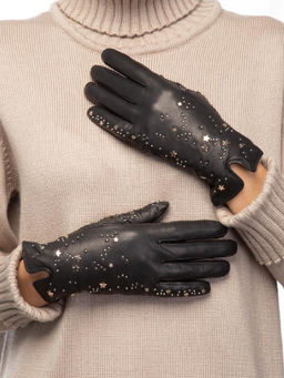 Перчатки женские ш+каш. IS01441 black - Eleganzza фото 6