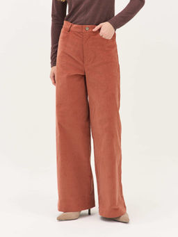 Брюки вельветовые "Терракот" женские