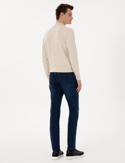 Lacivert Slim Fit Jean Pantolon - Pierre cardin фото 4