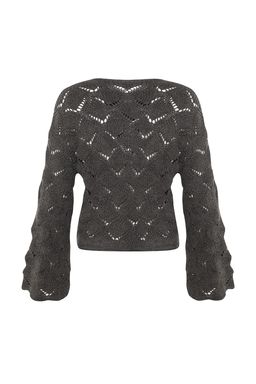 Vizon Ajurlu/Delikli Triko Kazak TWOAW22KZ1171 - Trendyolmilla фото 22