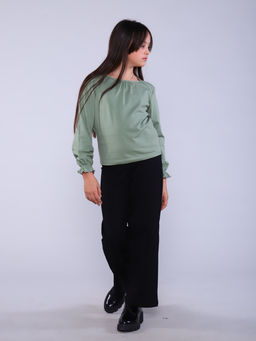 Лонгслив Анечка серо-голубой Ладошки  фото 26