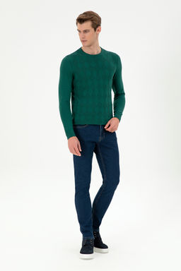 Брюки джинсовые мужские U.S. Polo Assn синие  фото 8