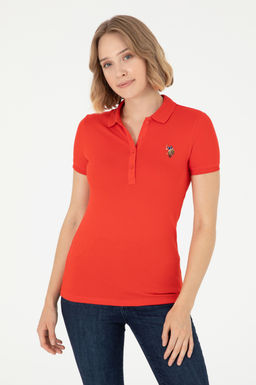 Женская красная футболка Неожиданная скидка в корзине - U.s. polo assn фото 8