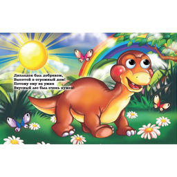 Книжка с глазками «Динозавры»