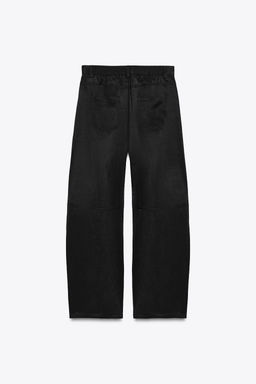 ZW COLLECTION LOOSE-FITTING TROUSERS - Zara фото 7