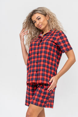 Костюм женский Натали из хлопка в клетку  фото 16