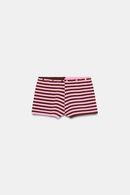 SHORTS MINI RAYAS / Rosa - Zara фото 4