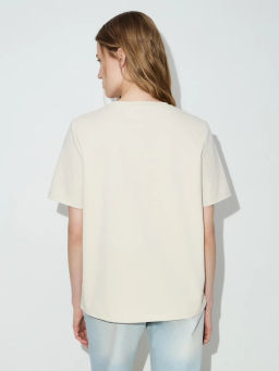 Футболка с принтом и вышивкой / Zarina фото 5