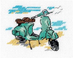 Klart набор для вышивания 8-388 Зарисовки. На берегу 10 х 8.5 см