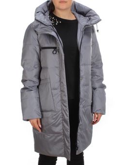 S21122 GRAY Куртка зимняя женская облегченная Y SILK TREE - Fashion фото 8