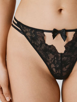 Infinity / Трусы стринг жен Tibursia черный - Infinity Lingerie фото 4