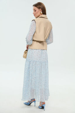 Костюм NIKVA н1037-2 крем-брюле и небесный